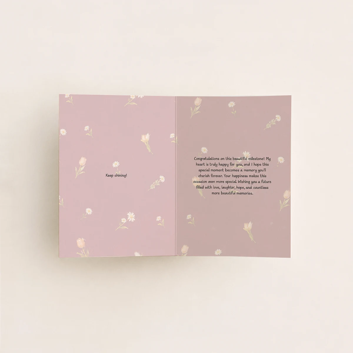 Congratulations Red Greeting Card