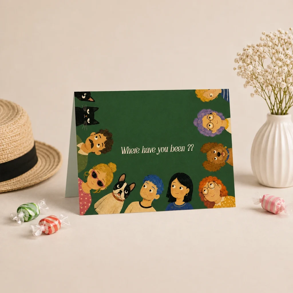 Where Are You Greeting Card