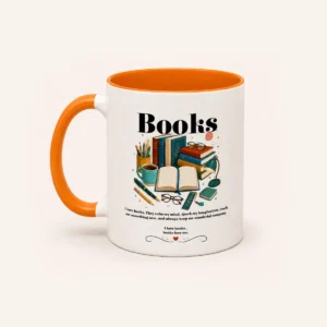 Books Ceramic Mug