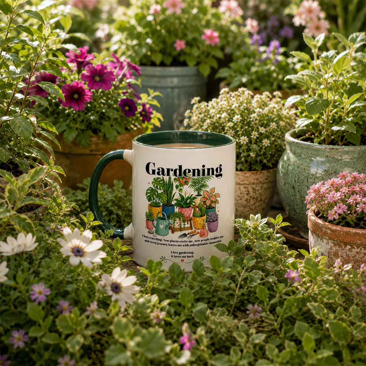 Gardening Ceramic Mug - Image 2
