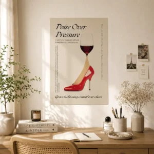 Poise Over Pressure Poster