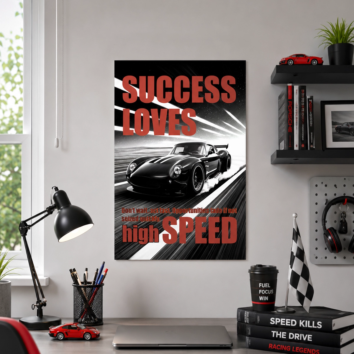 Success Loves High Speed Poster