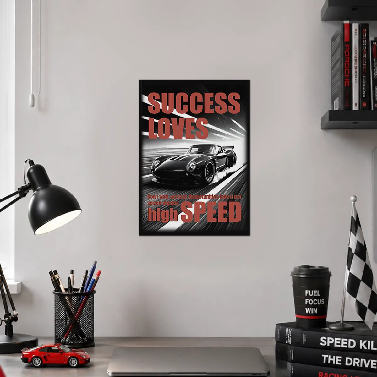 Success Loves High Speed Poster