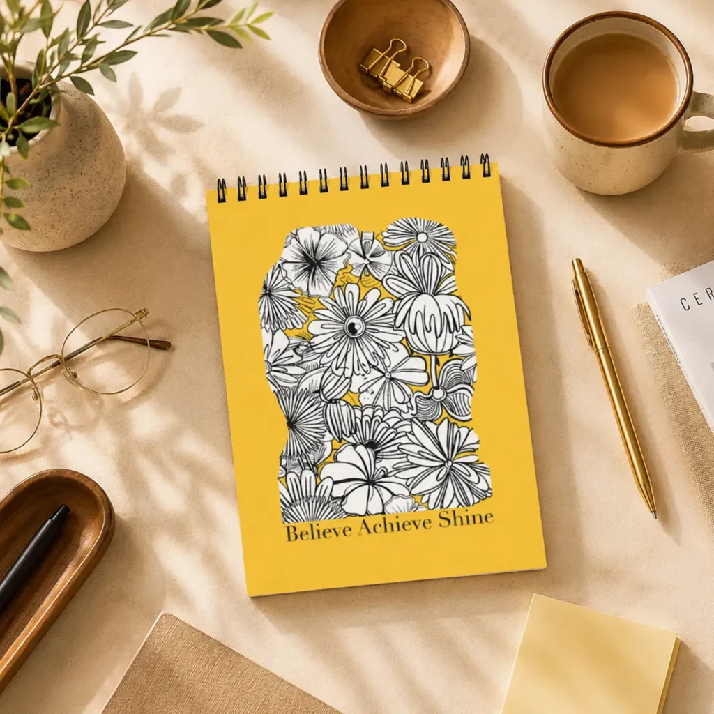 Floral Silhouette Sketchbook