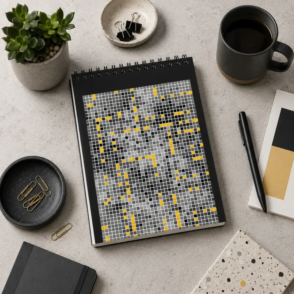 Geometric pixel grid Sketchbook