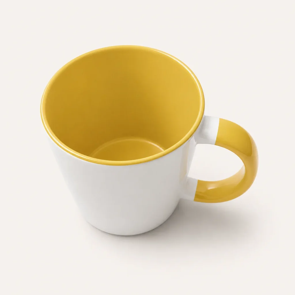 yellow mug
