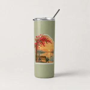 Lakeside Ride Printed Tumbler
