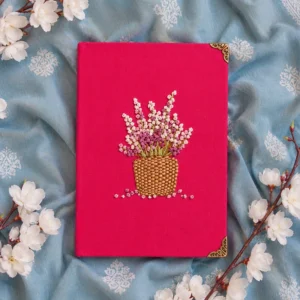 BREATHE – Hand Embroidered A6 Journal
