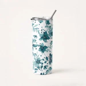 Blue Garden Printed Tumbler