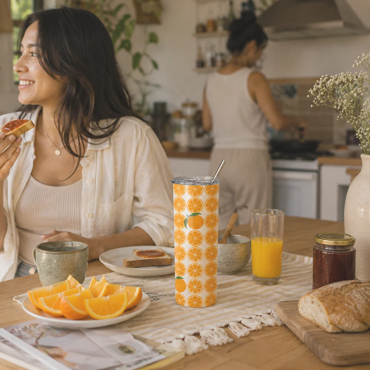 Citrus Crush Printed Tumbler - Orange, 20 oz