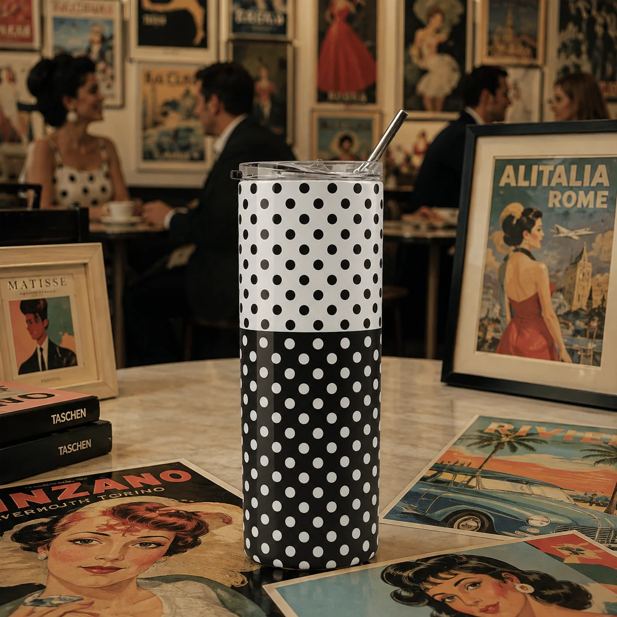 Dot After Dot Printed Tumbler