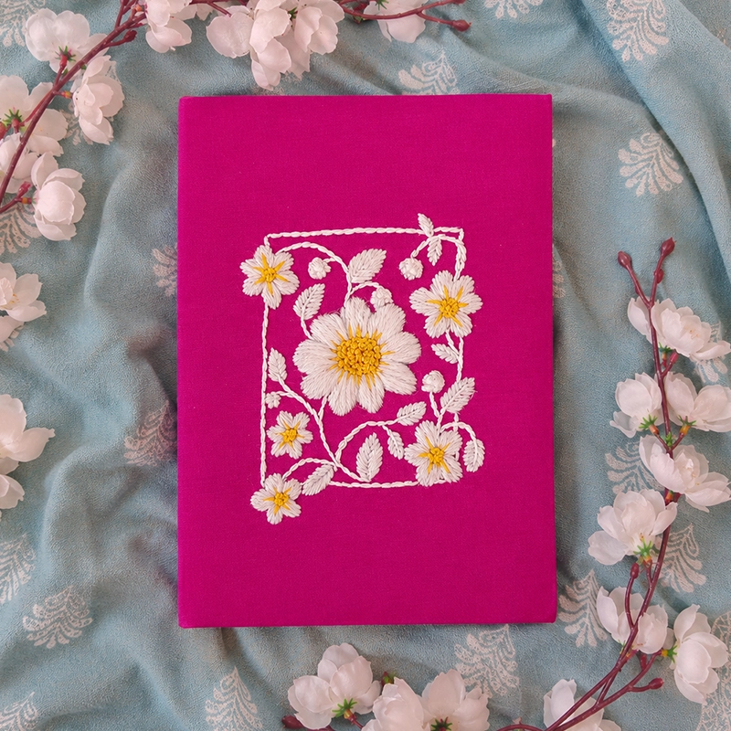 FLORET – Hand Embroidered A5 Journal