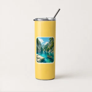 Golden Escape Printed Tumbler