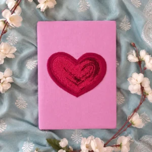 HEARTFUL – Hand Embroidered A5 Journal