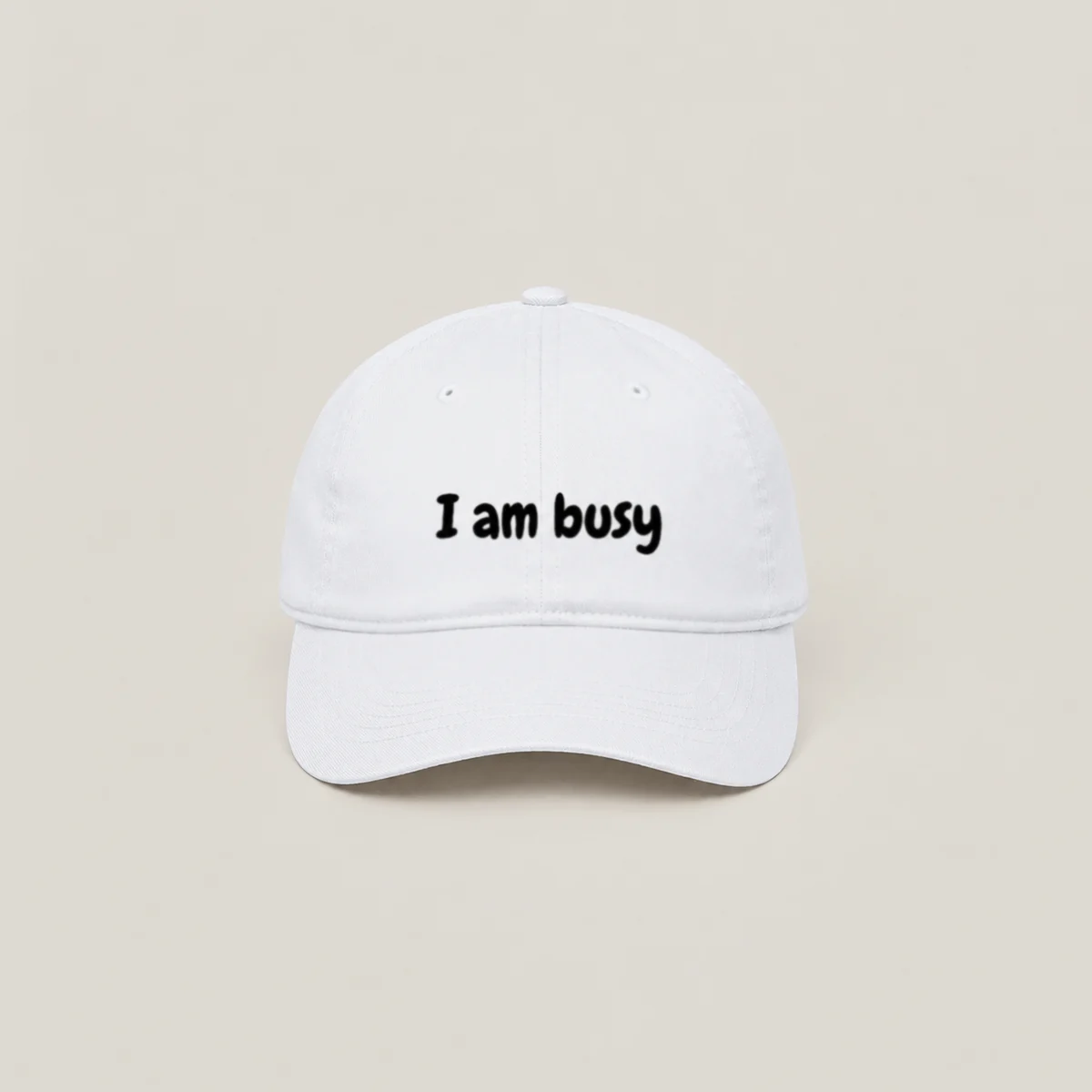 I Am Busy Printed BaseBall Cap