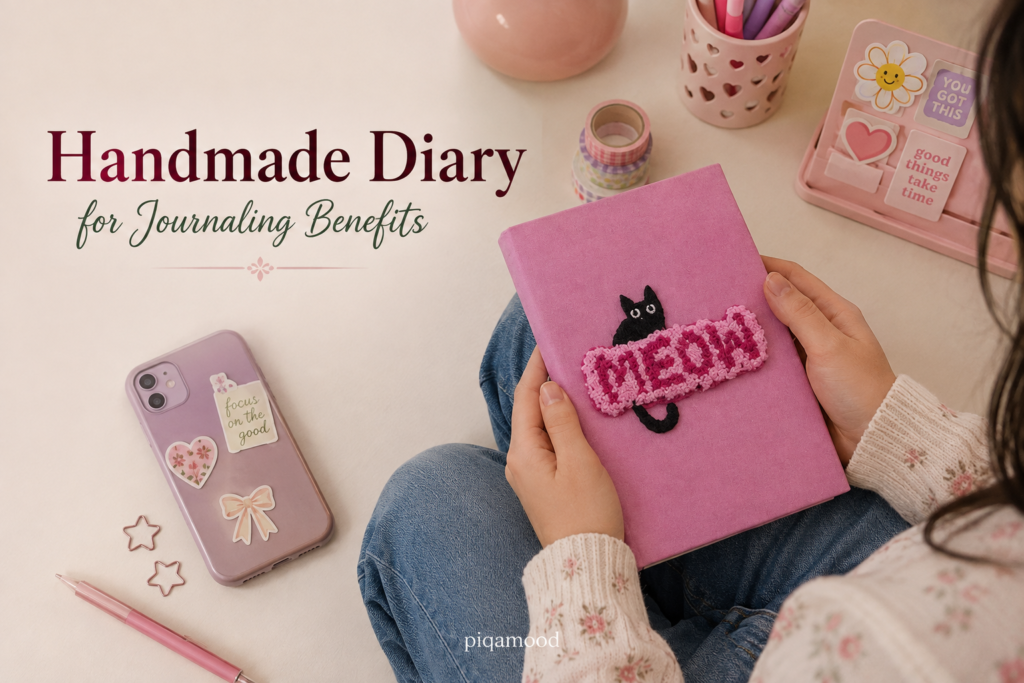 Journaling Benefits & Why Handmade Diaries Make a Better Custom Gift