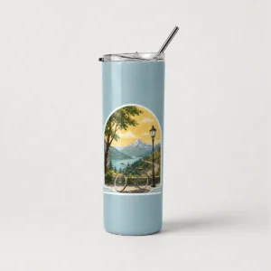 Lakeside Ride Printed Tumbler
