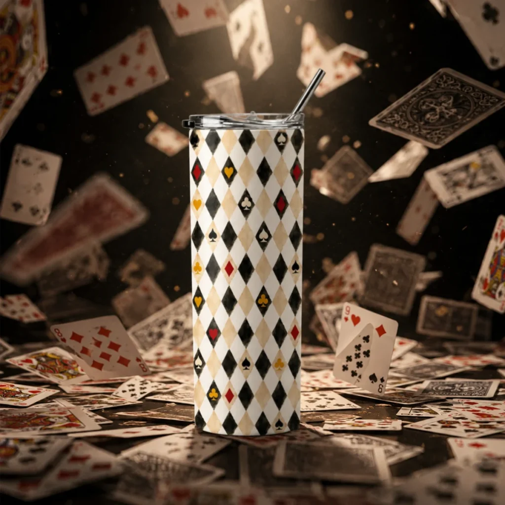 Lucky Hand Printed Tumbler
