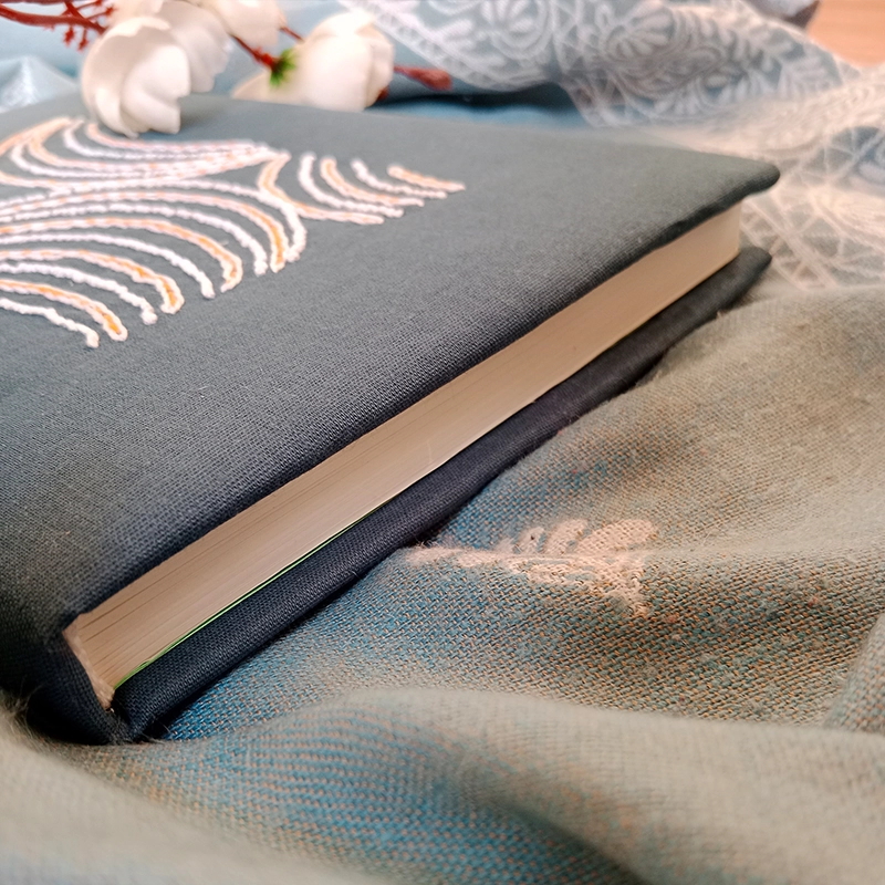 MOON MOON – Hand Embroidered A5 Journal