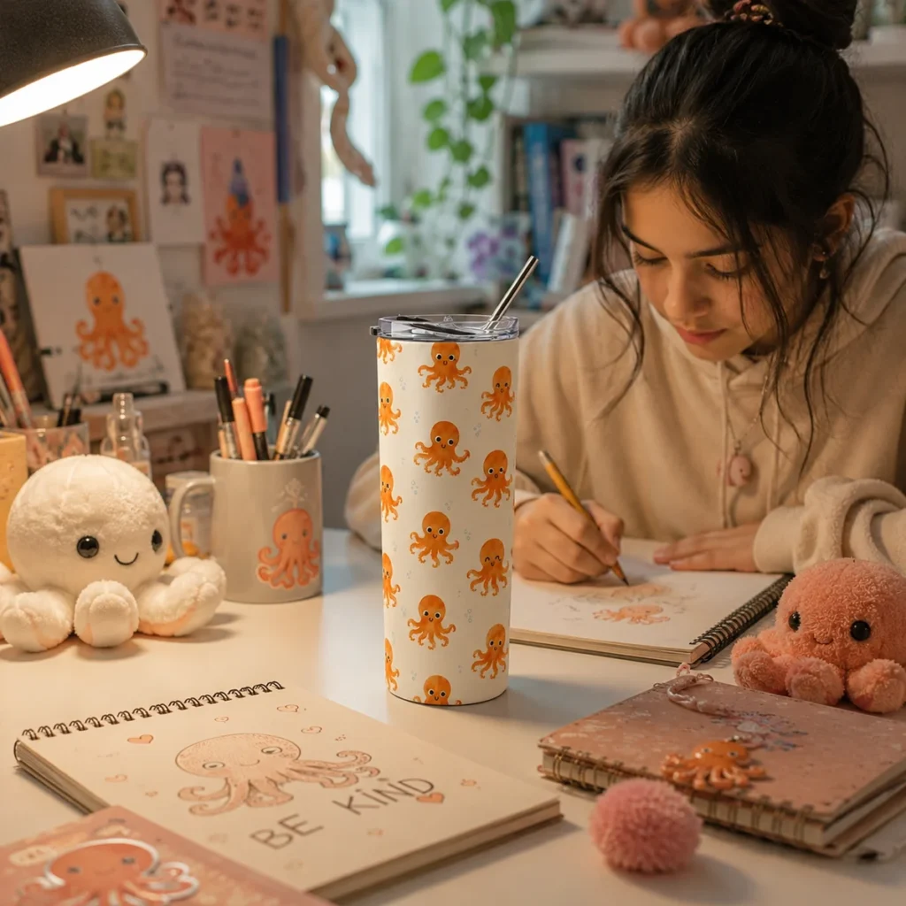 Octo Pop Printed Tumbler