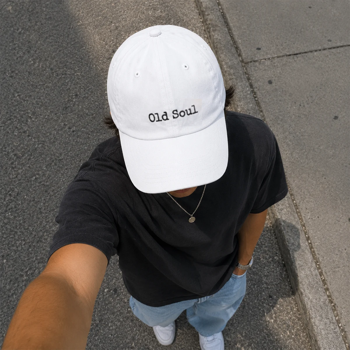 Old Soul Printed BaseBall Cap