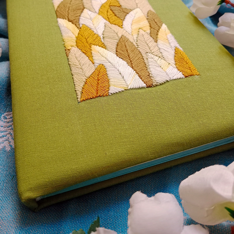 PEACE – Hand Embroidered A5 Journal