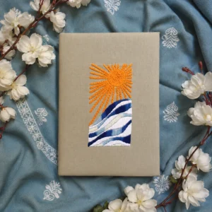 RISEUP – Hand Embroidered A5 Journal