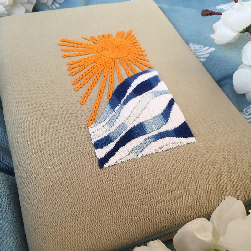RISEUP – Hand Embroidered A5 Journal
