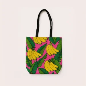 Be Banana Tote Bag With Zipper