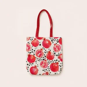 Anaar Tote Bag With Zipper