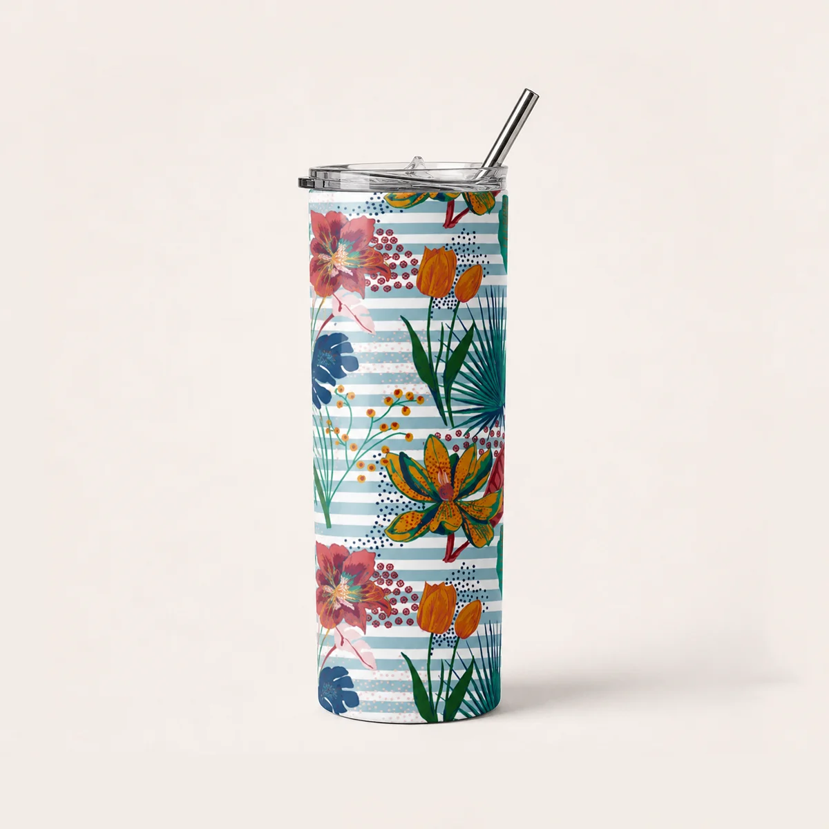 Tropical Rhapsody Printed Tumbler
