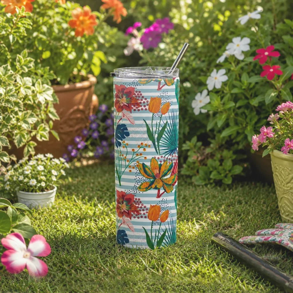 Tropical Rhapsody Printed Tumbler