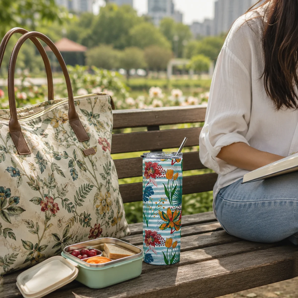 Tropical Rhapsody Printed Tumbler