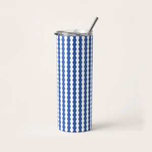 Wavy Days Printed Tumbler - Blue, 20 oz