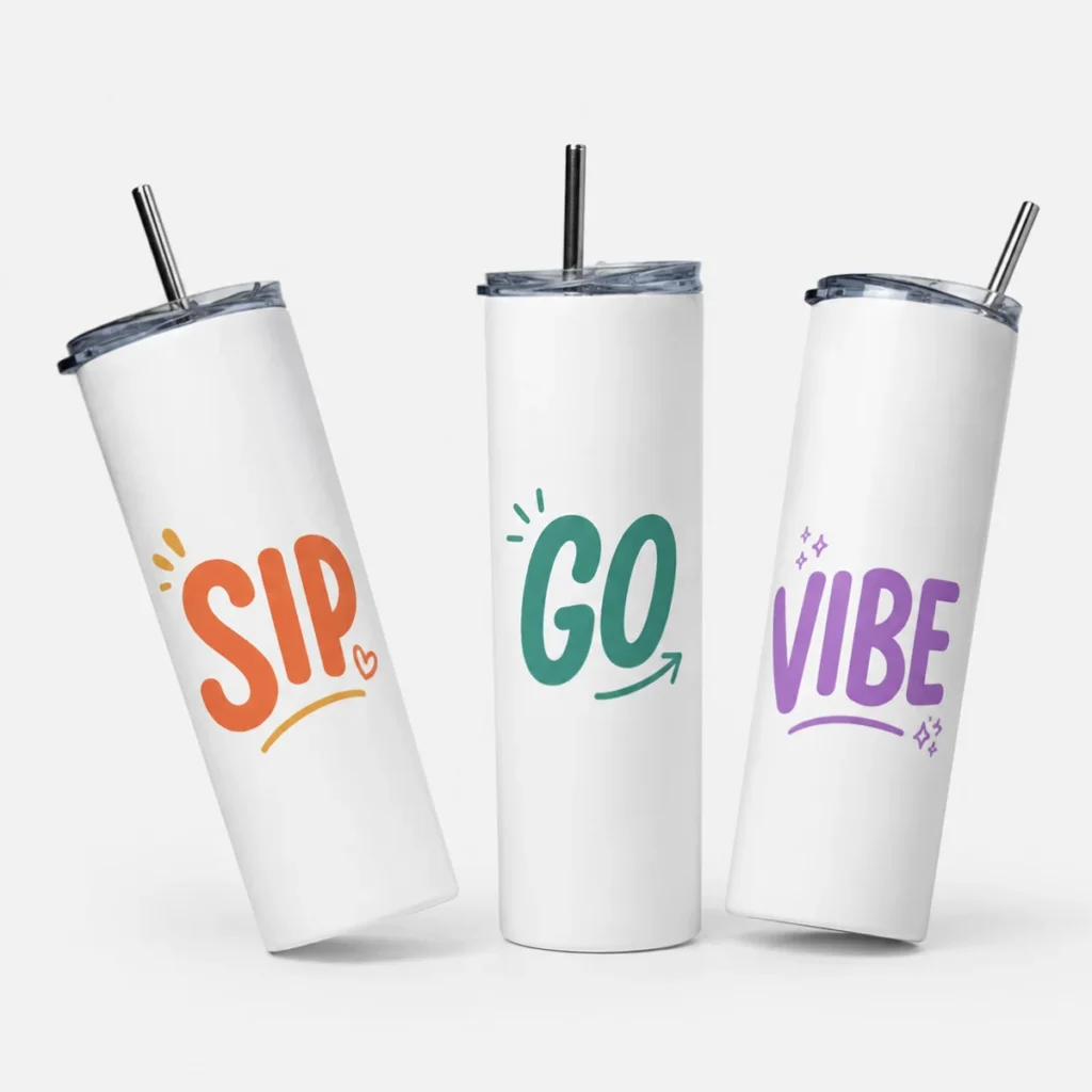 closeup Printed Tumbler