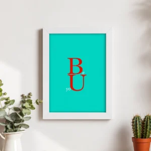 Be You Framed Poster
