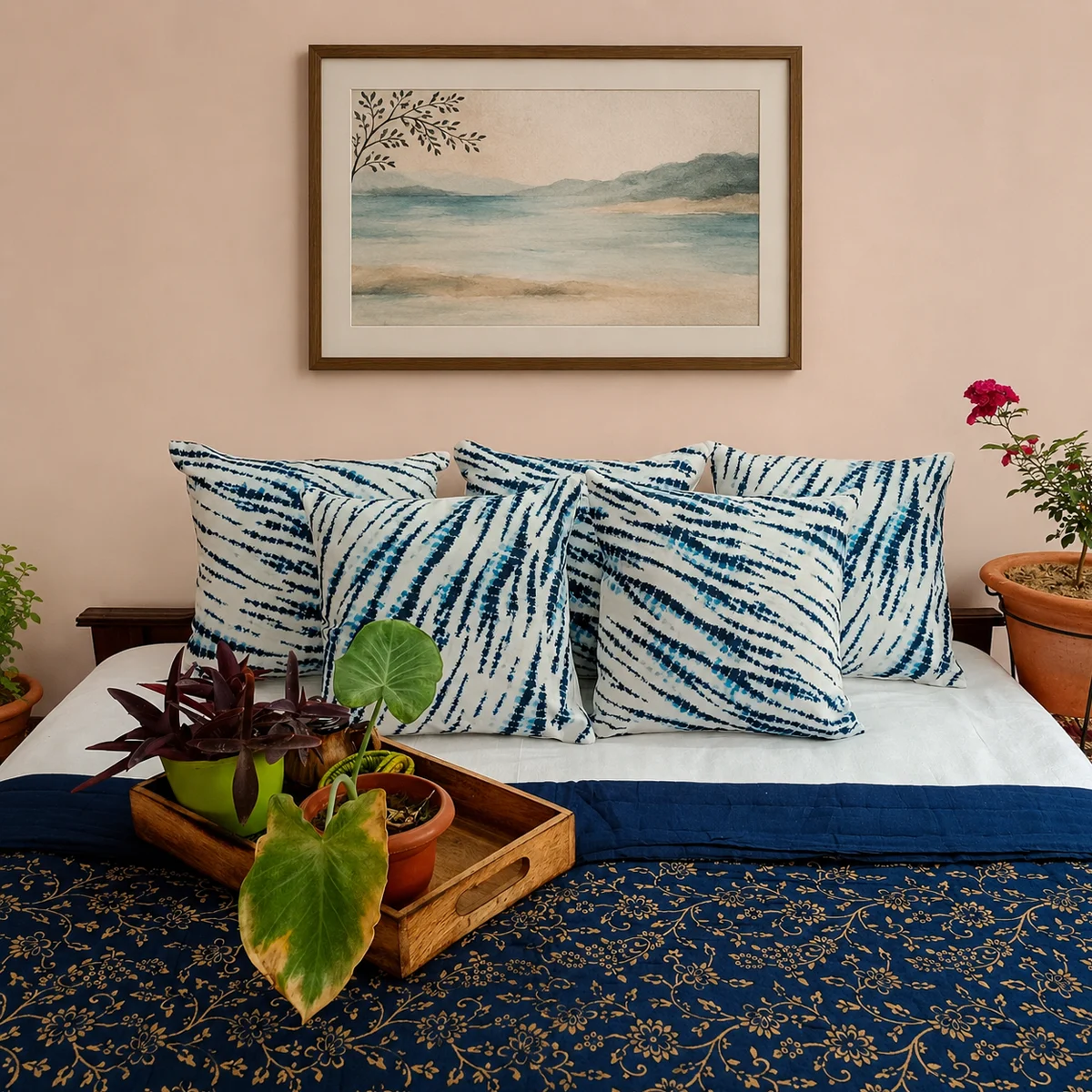 Neel Rays Cushion Cover - Image 3