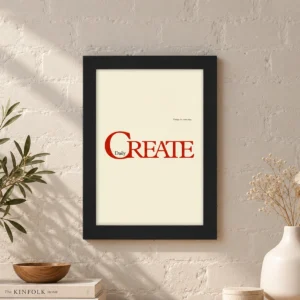 Create Daily Framed Poster