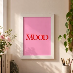 Pick A Good Mood Framed Poster