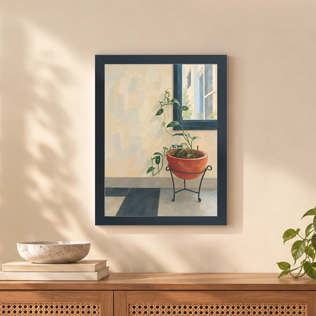 A Quiet Corner Framed poster
