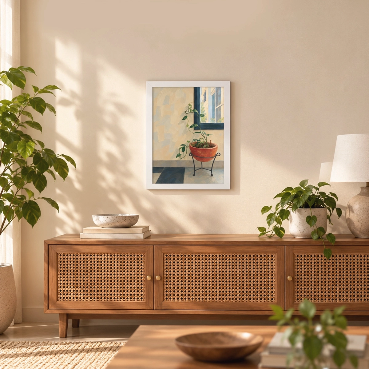 A Quiet Corner Framed poster