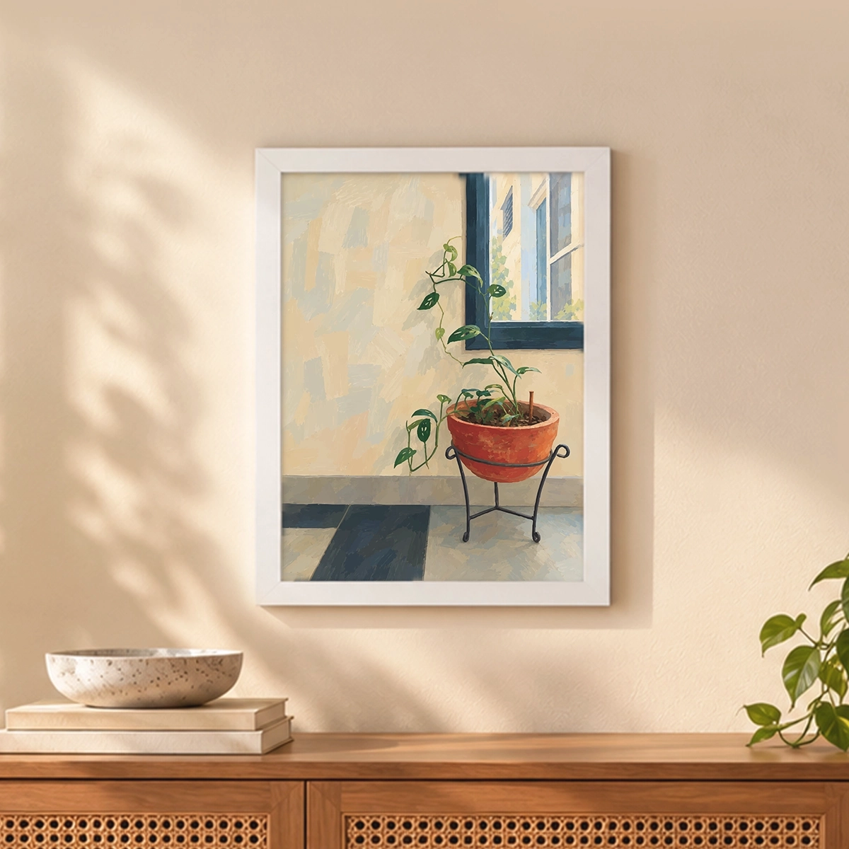 A Quiet Corner Framed poster