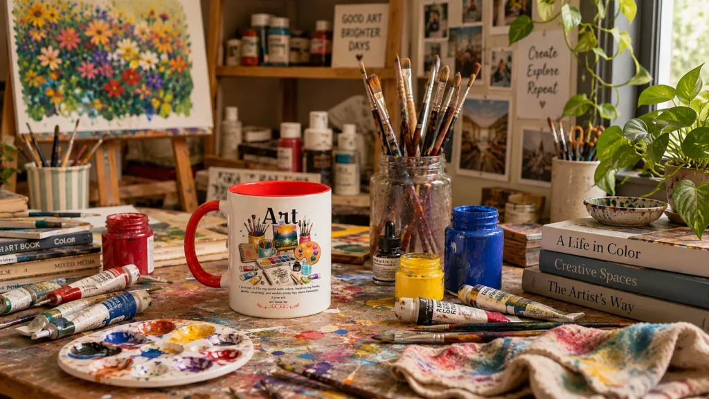 A calm corner blog_Art mug