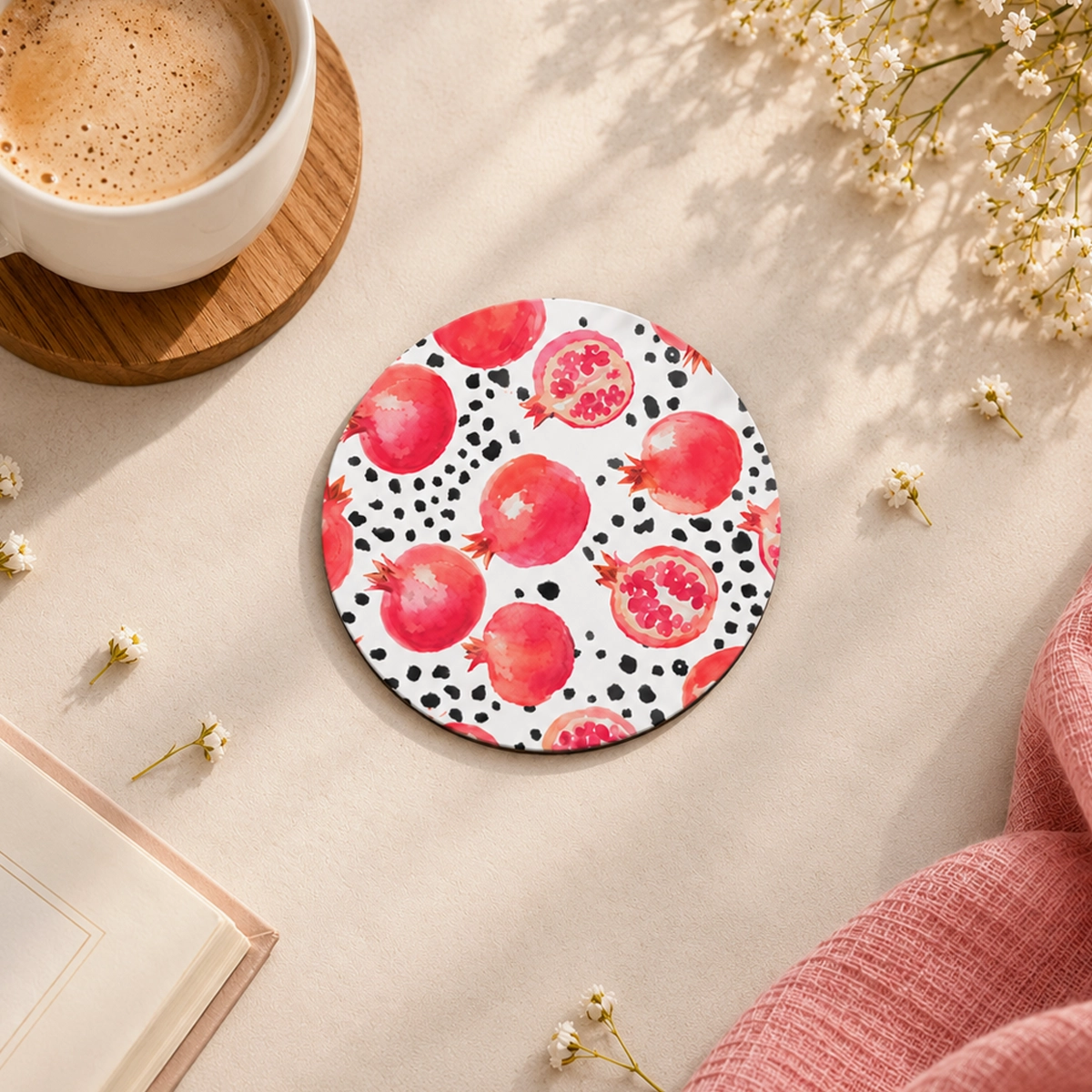 Anaar Dana Printed Coasters