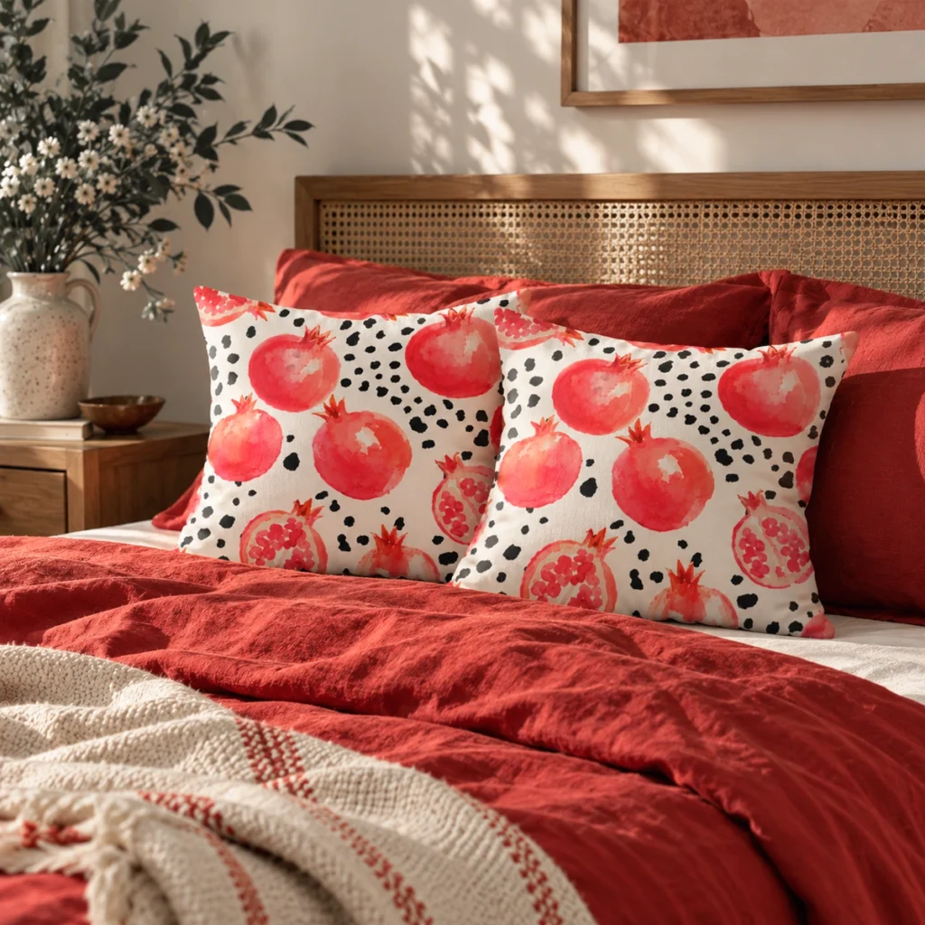 Anaar Dana Printed Cushion Cover