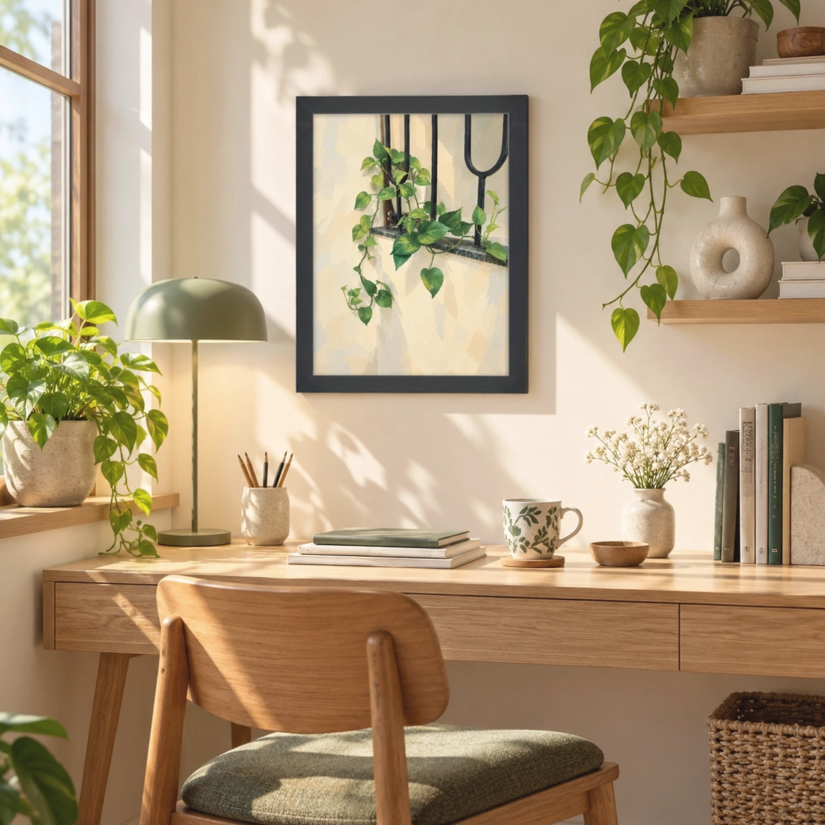Guarded Pothos Framed Poster_FR_032_BL_3