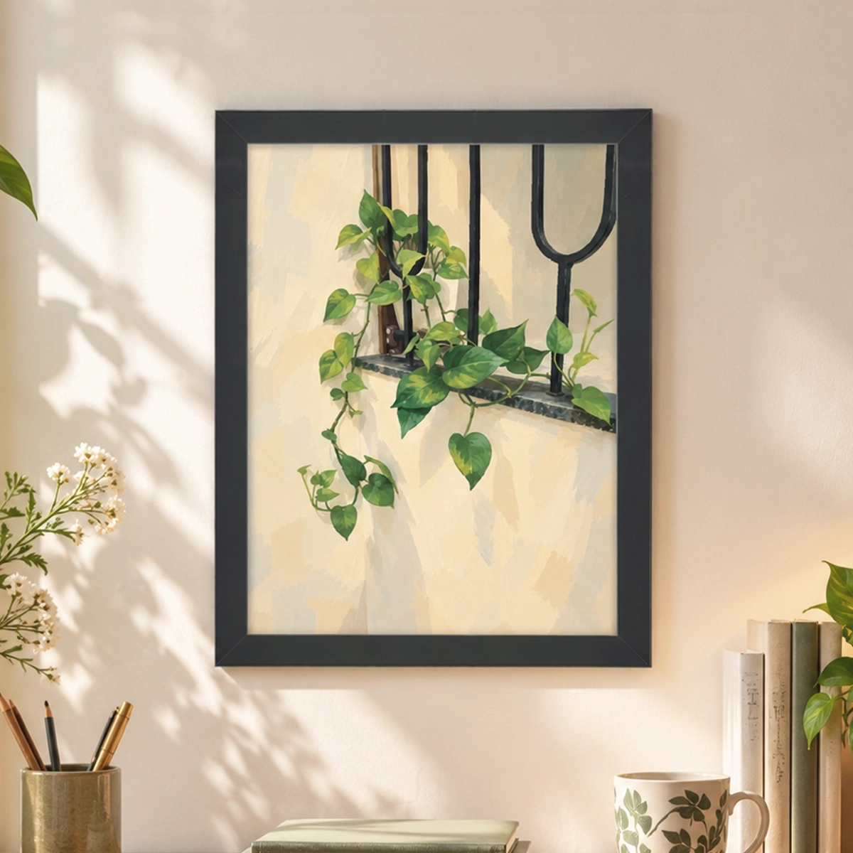 Guarded Pothos Framed Poster_FR_032_BL_3
