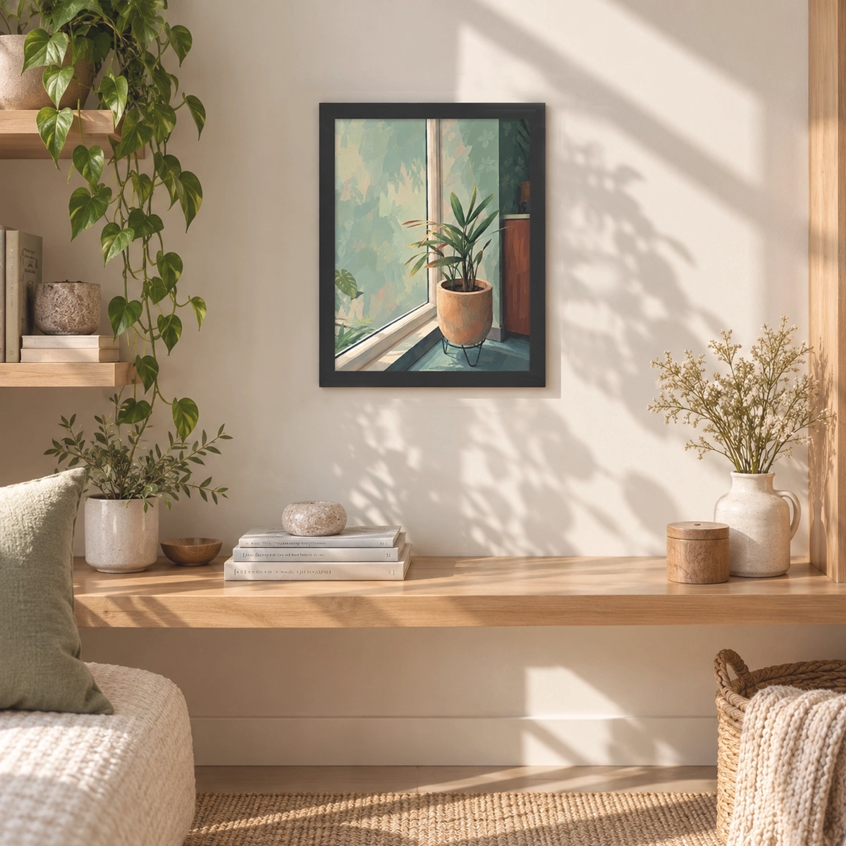 Living Corner Framed Poster_FR_039_WH_3