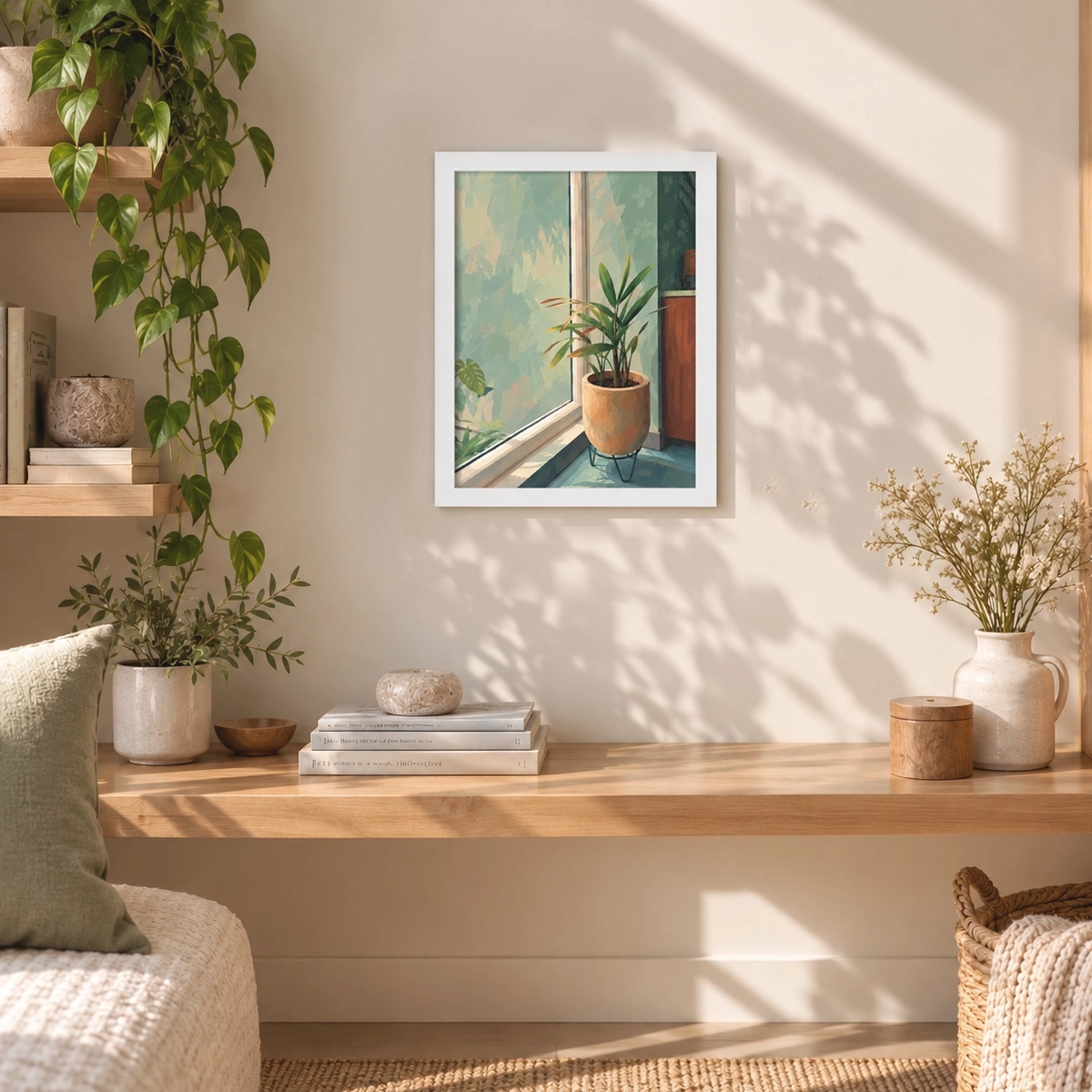 Living Corner Framed Poster_FR_039_WH_3